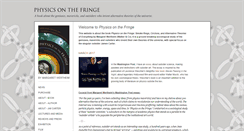 Desktop Screenshot of physicsonthefringe.com